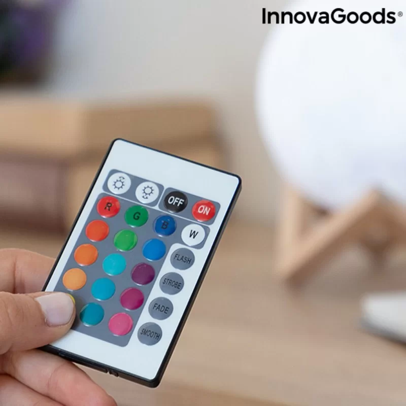 Rechargeable LED Moon Lamp Moondy InnovaGoods...