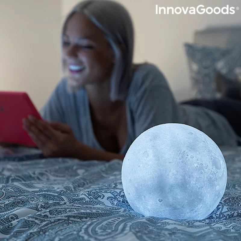 Rechargeable LED Moon Lamp Moondy InnovaGoods...