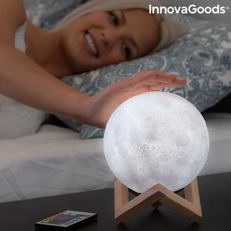 Rechargeable LED Moon Lamp Moondy InnovaGoods...