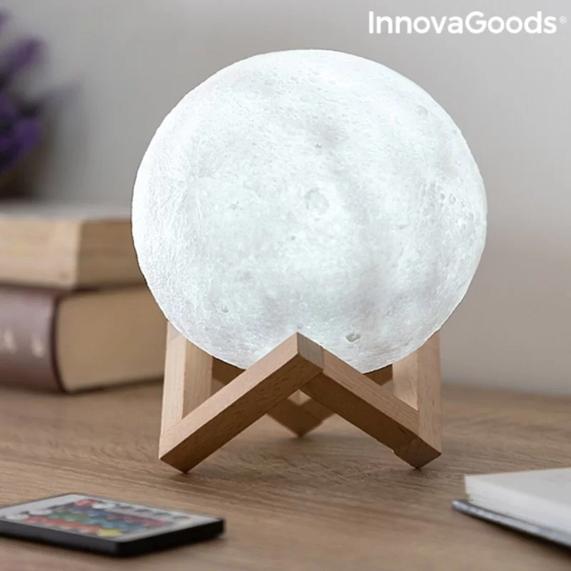 Rechargeable LED Moon Lamp Moondy InnovaGoods...