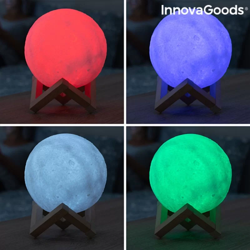 Rechargeable LED Moon Lamp Moondy InnovaGoods...