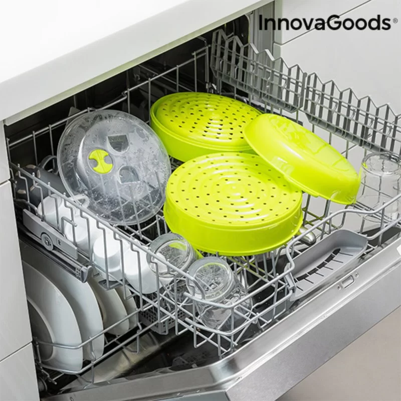 Microwave Double Steamer InnovaGoods IG814038...