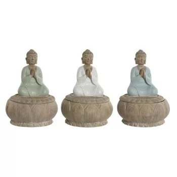 Decorative Figure Home ESPRIT White Green Turquoise...