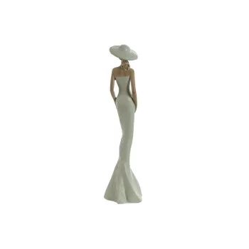 Decorative Figure Home ESPRIT White Green Lady 7,5 x 7,5... 2
