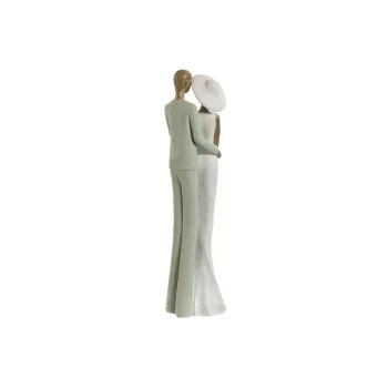 Decorative Figure Home ESPRIT White Green Pair 10 x 7,5 x... 2