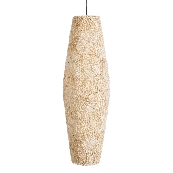 Ceiling Light Beige 25 x 25 x 80 cm Ø 25 cm