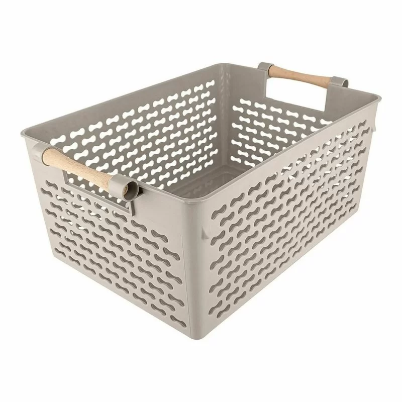 Multi-purpose basket Confortime Wood 37 x 23 x...
