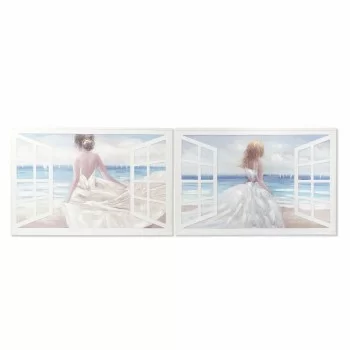 Painting DKD Home Decor 120 x 3 x 80 cm Mediterranean (2...