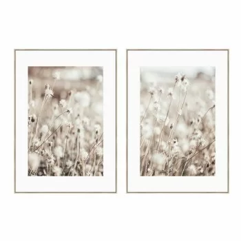 Painting DKD Home Decor Flowers Scandinavian 75 x 4 x 100...