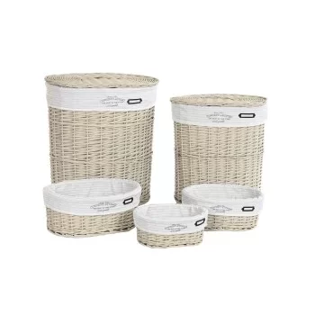 Set of Baskets DKD Home Decor 51 x 37 x 56 cm 52 x 38 x...