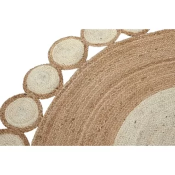 Carpet Home ESPRIT White Brown 200 x 200 x 1 cm 2