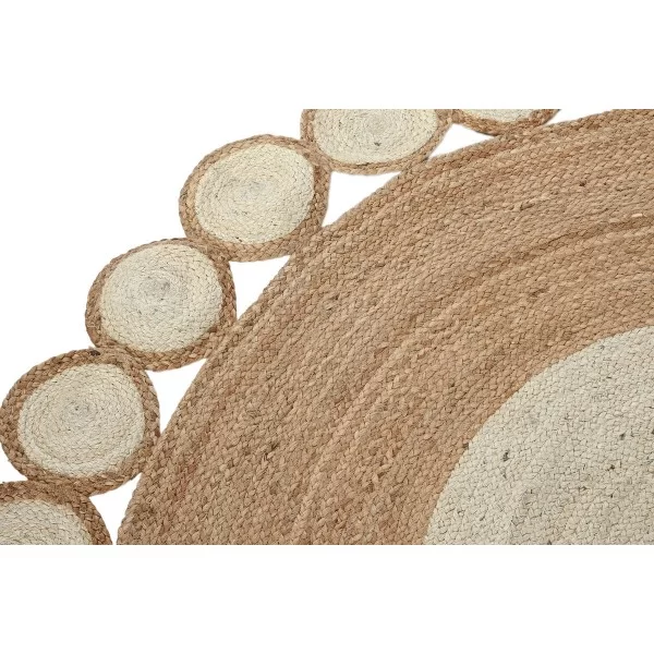 Carpet Home ESPRIT White Brown 200 x 200 x 1 cm