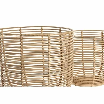 Basket set DKD Home Decor Metal PP (36 x 36 x 32 cm) 2