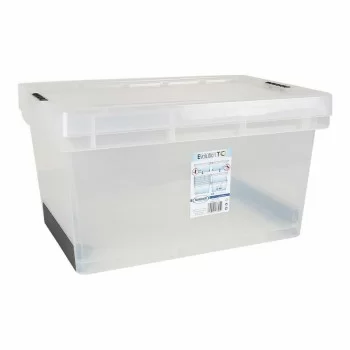 Storage Box with Lid Evolution Transparent 60 x 40 x 31...