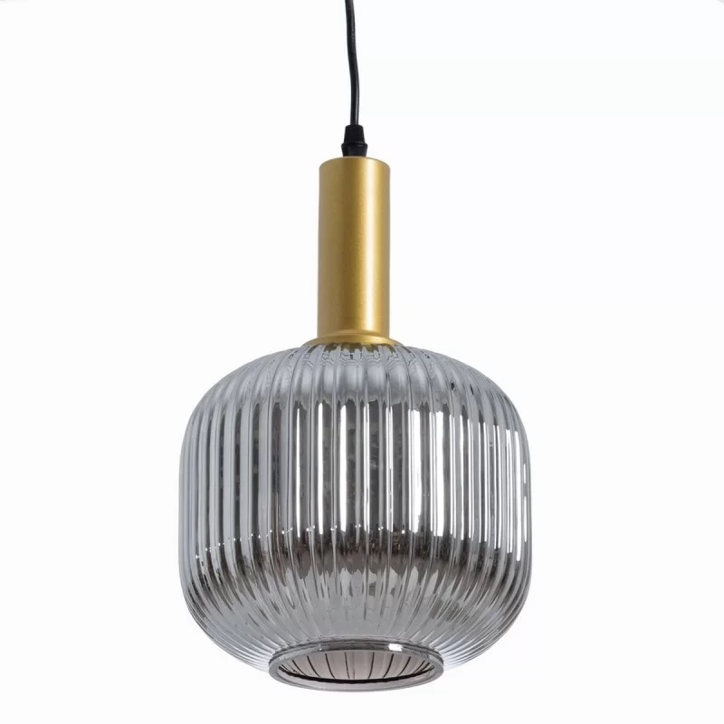 Ceiling Light Crystal Grey Golden Metal 20 x 20...