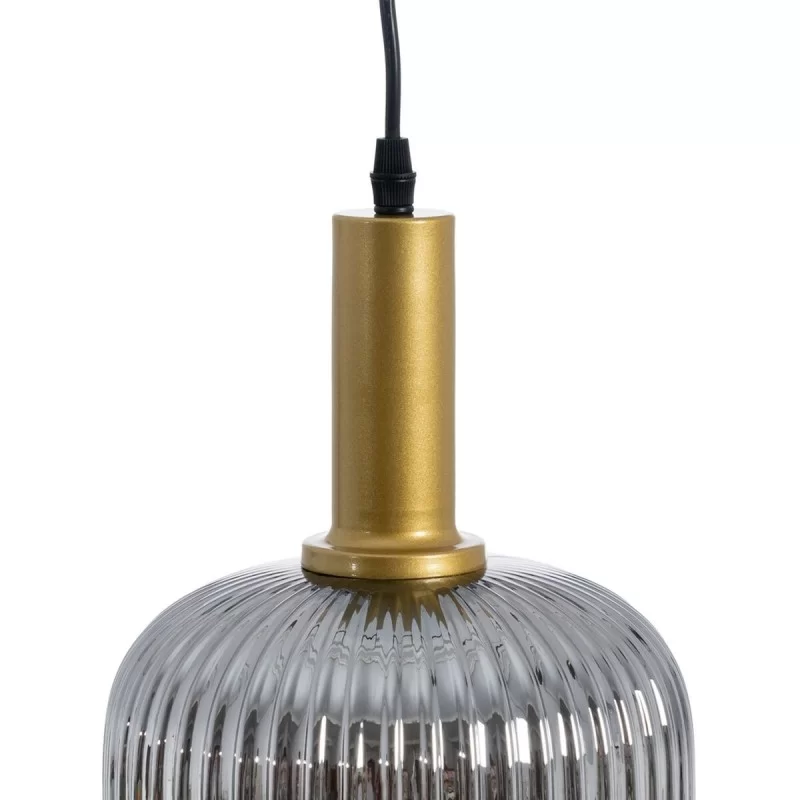 Ceiling Light Crystal Grey Golden Metal 20 x 20...