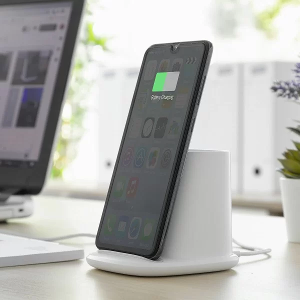 5-in-1 Wireless Charger with Organiser-Stand and USB LED Lamp DesKing InnovaGoods RIV001 (Refurbished A)
