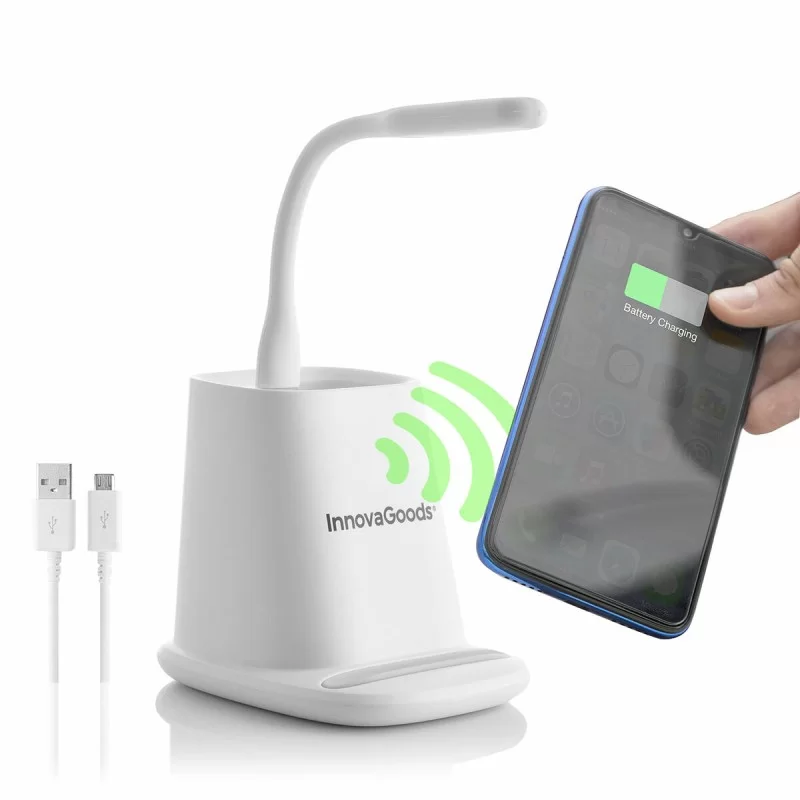 5-in-1 Wireless Charger with Organiser-Stand...