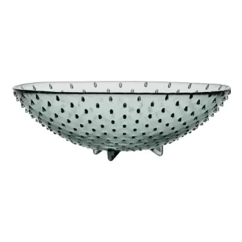 Centerpiece Green recycled glass 30 x 30 x 9 cm