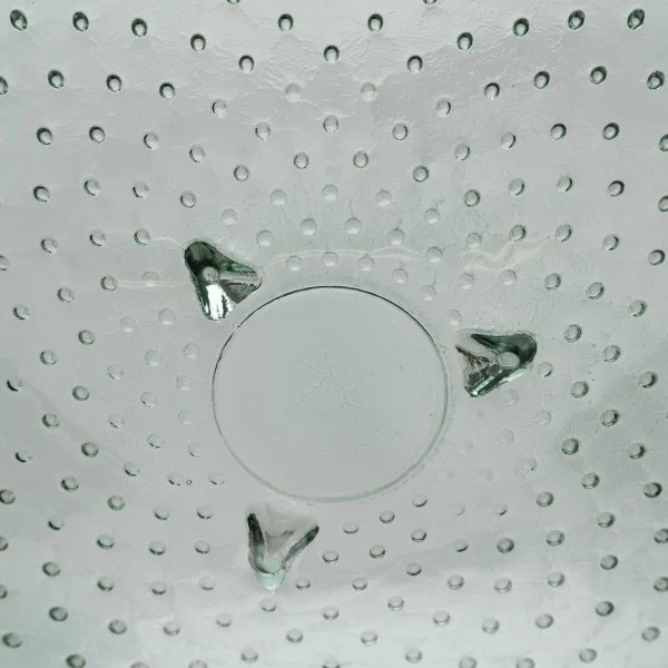 Centerpiece Green recycled glass 30 x 30 x 9 cm