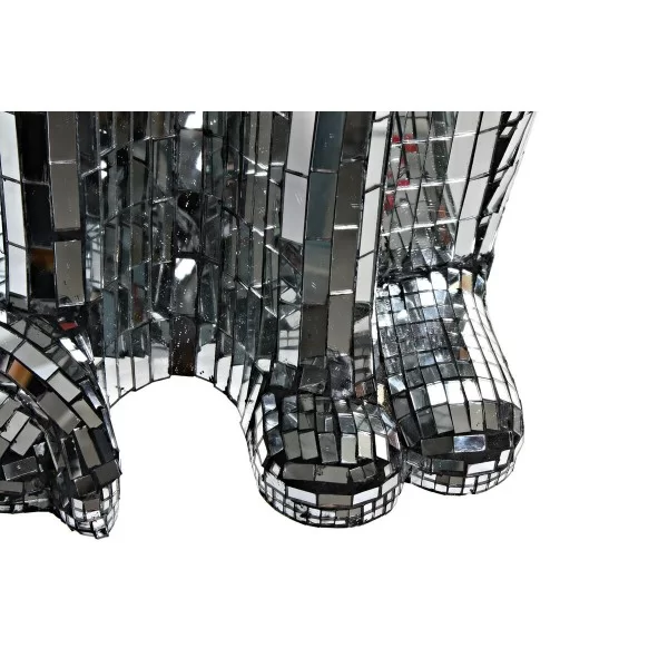 Decorative Figure DKD Home Decor Silver Resin Dog (36 x 23 x 78 cm)