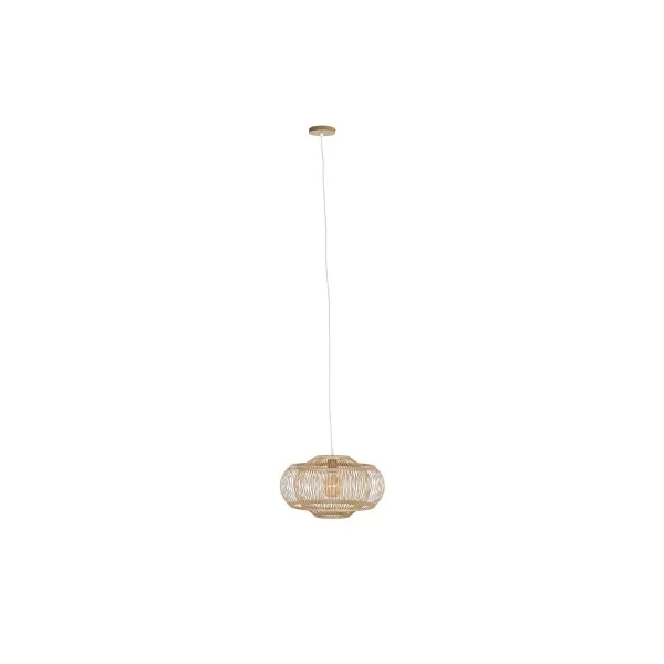 Ceiling Light DKD Home Decor Light brown Bamboo 50 W (44 x 44 x 25 cm)