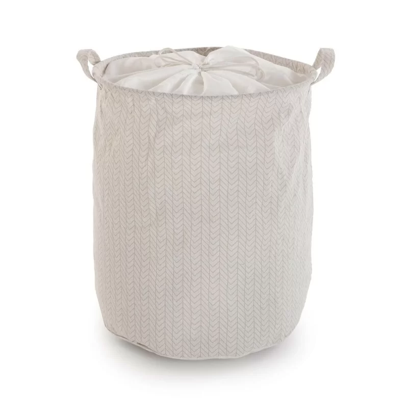 Laundry basket Versa Eris Polyester Textile (38 x 48 x 38 cm)
