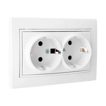 Plug socket Solera Europa erp60/2u Double Shutter view...
