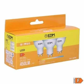 Pack of 3 LED bulbs EDM F 5 W GU10 450 lm Ø 5 x 5,5 cm... 2