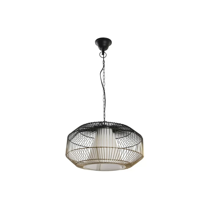 Ceiling Light DKD Home Decor 42 x 42 x 23 cm Black Golden Iron 50 W