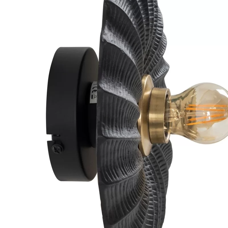 Wall Light Black Aluminium Iron A 220-240 V 27...
