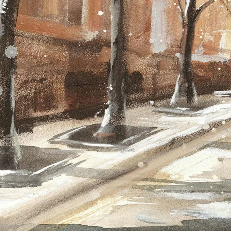 Painting DKD Home Decor Trees Cottage 100 x 3,7...