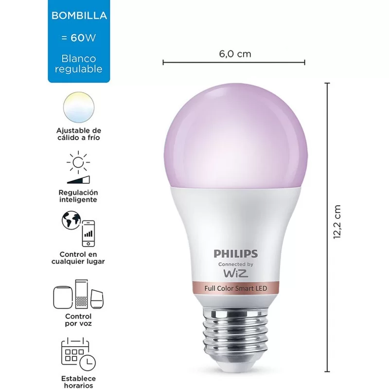 Smart Light bulb Philips Wiz Full Colors F 8,5...