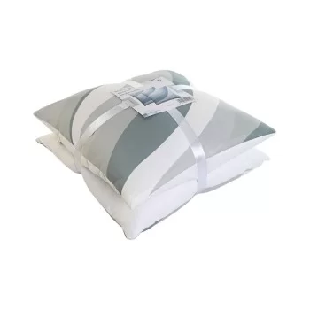 Set of cushions Home ESPRIT Waves 45 x 5 x 45 cm (2 Units) 2