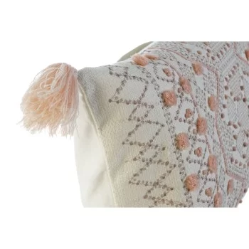 Cushion Home ESPRIT Cream Light Pink 50 x 15 x 30 cm 2