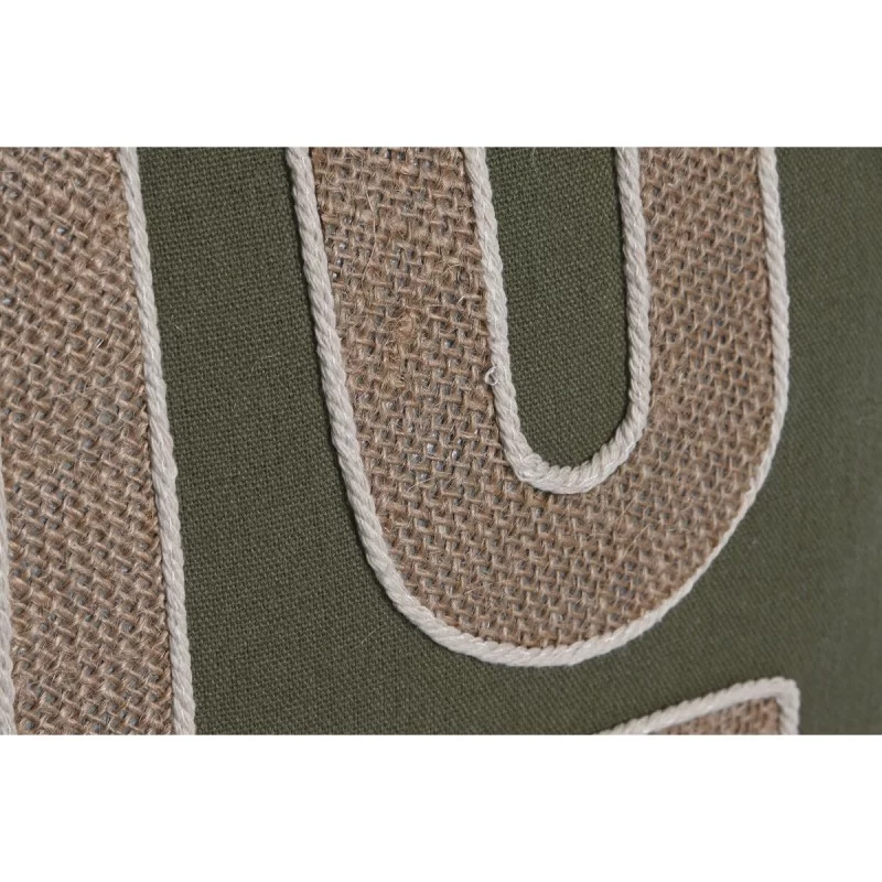 Cushion Home ESPRIT Green Natural Boho 45 x 5 x...