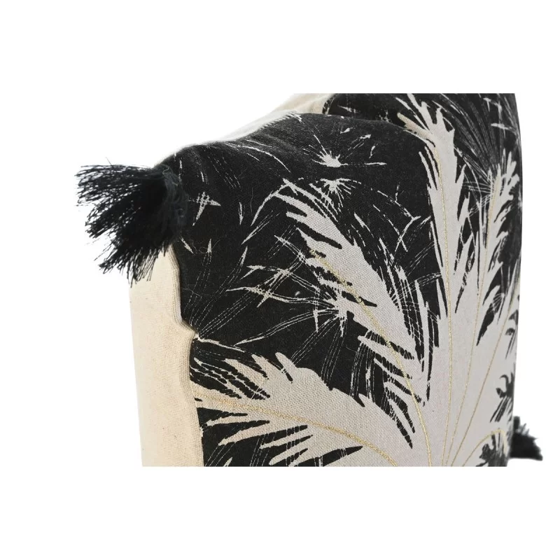 Cushion Home ESPRIT Black Boho Palm tree 45 x 5...