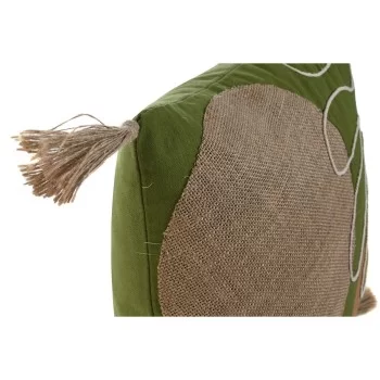 Cushion Home ESPRIT Green Boho 45 x 5 x 45 cm 2