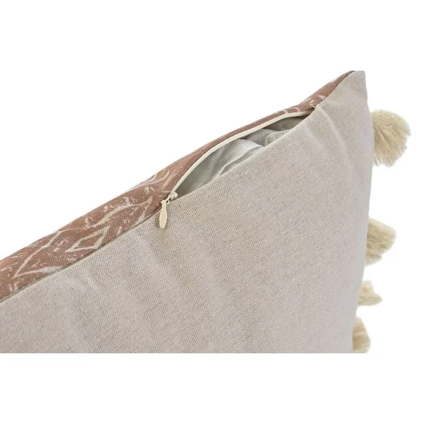 Cushion Home ESPRIT White Terracotta Boho 50 x 5 x 30 cm