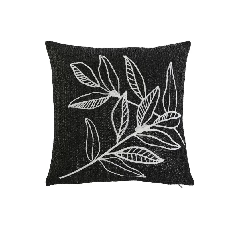 Cushion Home ESPRIT White Black 42 x 15 x 42 cm