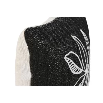 Cushion Home ESPRIT White Black 42 x 15 x 42 cm 2