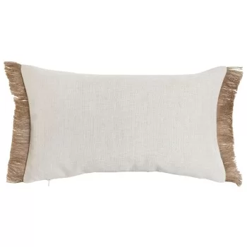Cushion Home ESPRIT Natural Fringe 50 x 15 x 30 cm