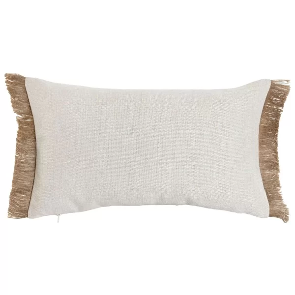 Cushion Home ESPRIT Natural Fringe 50 x 15 x 30 cm