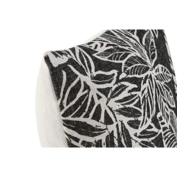 Cushion Home ESPRIT White Black Printed 45 x 15 x 45 cm 2