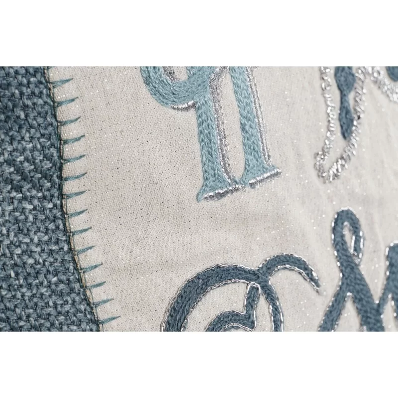 Cushion Home ESPRIT Blue Beige Silver...