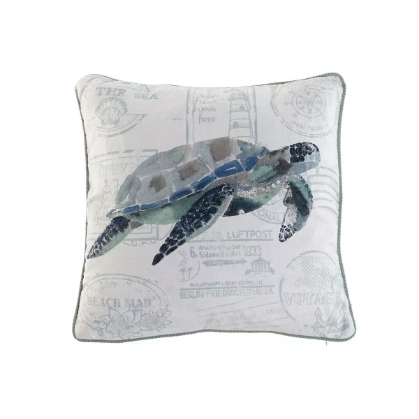 Cushion Home ESPRIT Tortoise Mediterranean 45 x 15 x 45 cm