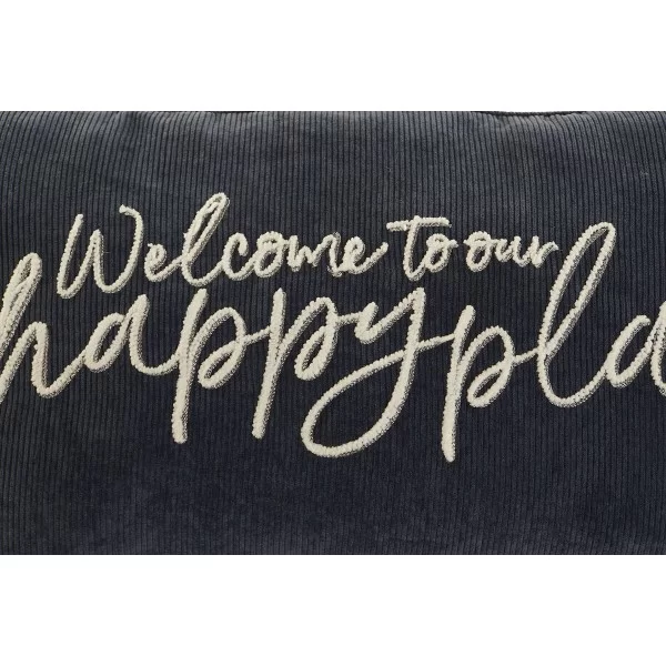 Cushion Home ESPRIT Blue White Mediterranean 60 x 10 x 35 cm