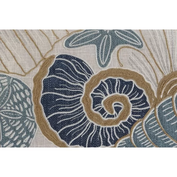 Cushion Home ESPRIT Mediterranean Snail 60 x 10 x 35 cm