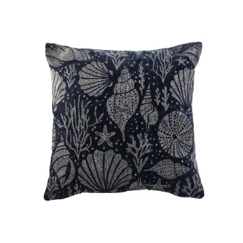 Cushion Home ESPRIT Silver Navy Blue Mediterranean 45 x...