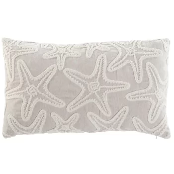 Cushion Home ESPRIT White Beige Mediterranean Starfish 60...
